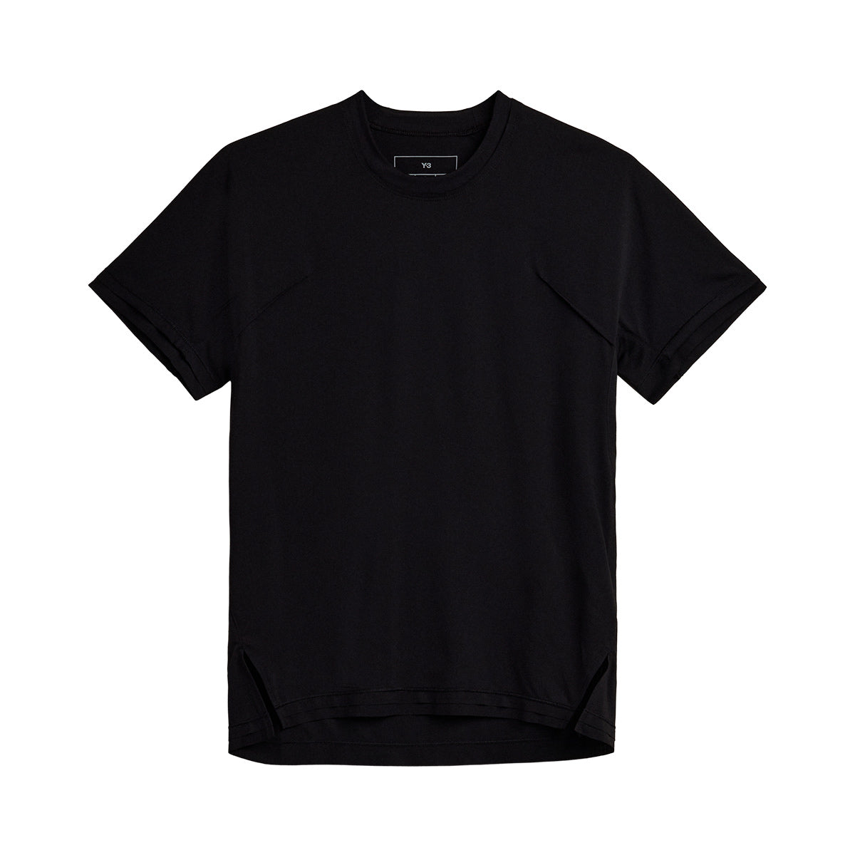 ADIDAS WOMEN Y3 RUNNING SHORT SLEEVE TEE - BLACK
