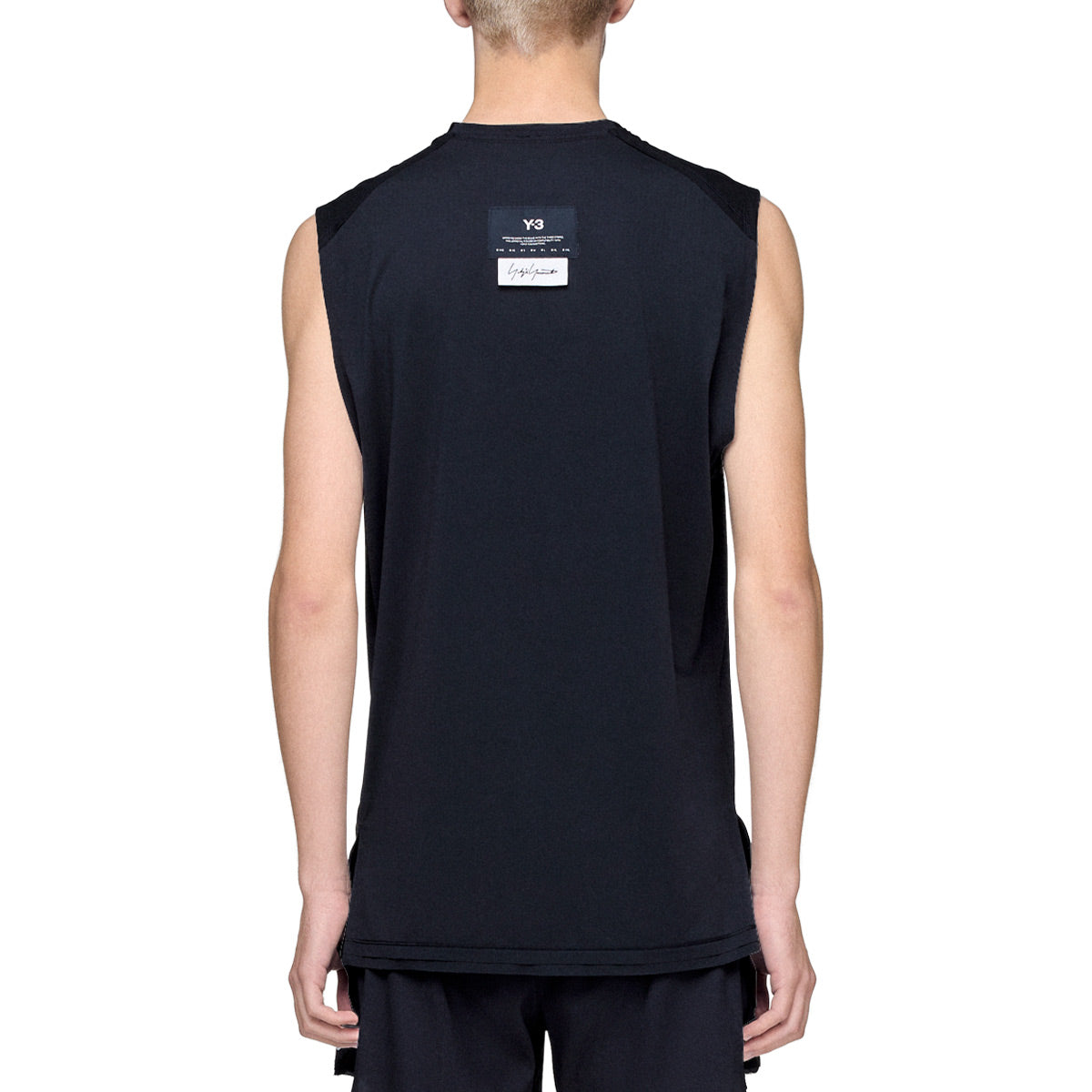 ADIDAS MEN Y3 RUNNING TANK TOP - BLACK