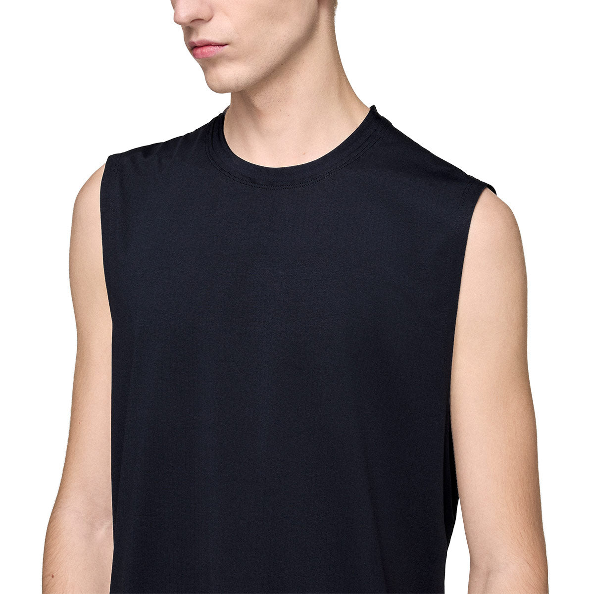 ADIDAS MEN Y3 RUNNING TANK TOP - BLACK