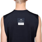 ADIDAS MEN Y3 RUNNING TANK TOP - BLACK