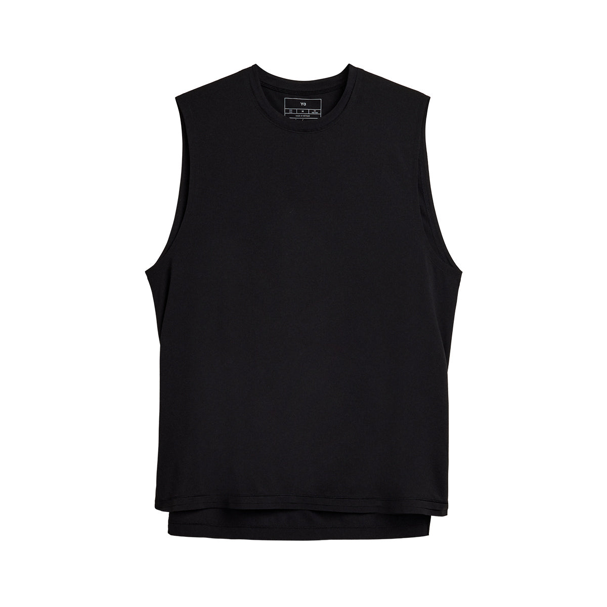 ADIDAS MEN Y3 RUNNING TANK TOP - BLACK