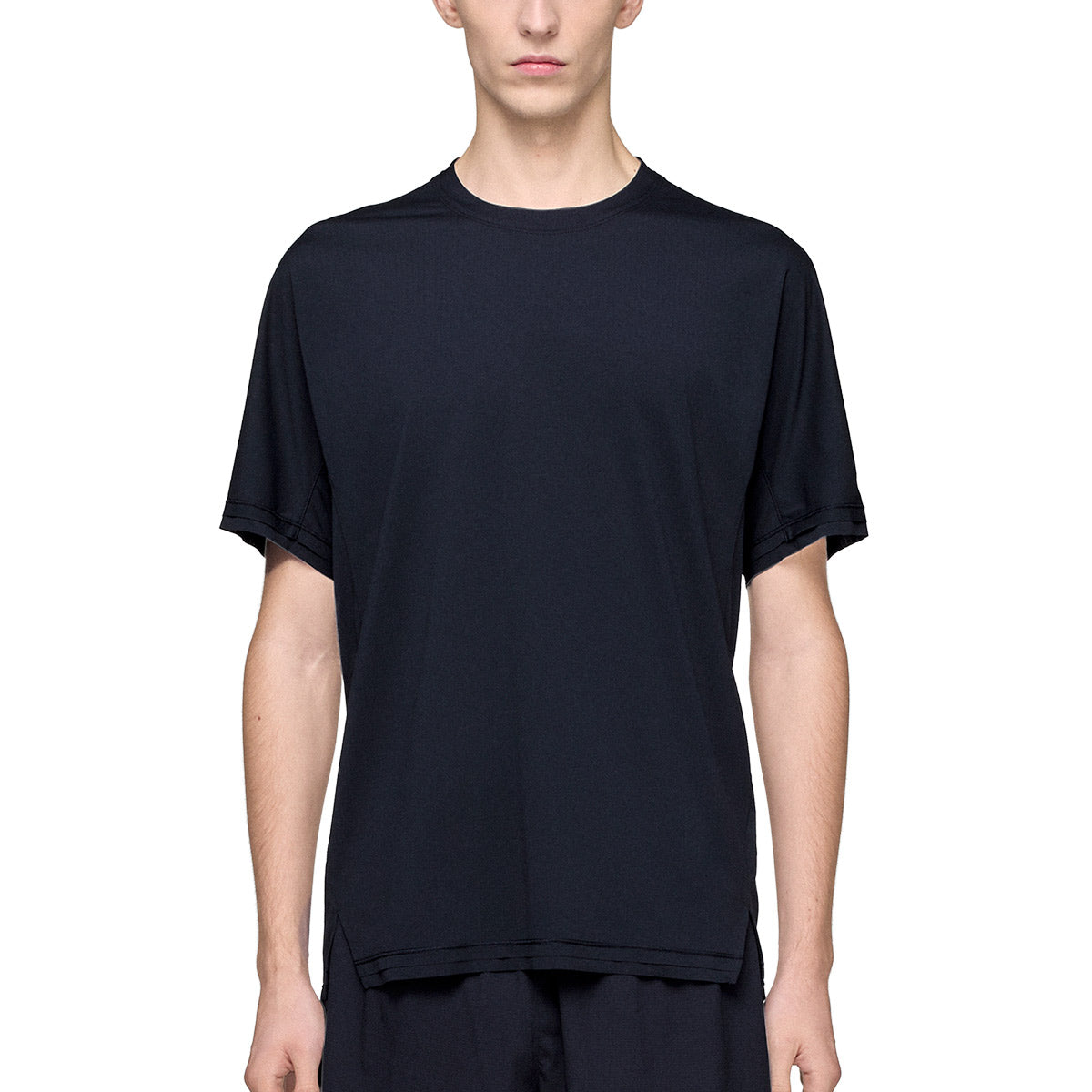 ADIDAS MEN RUN SS TEE RC - BLACK