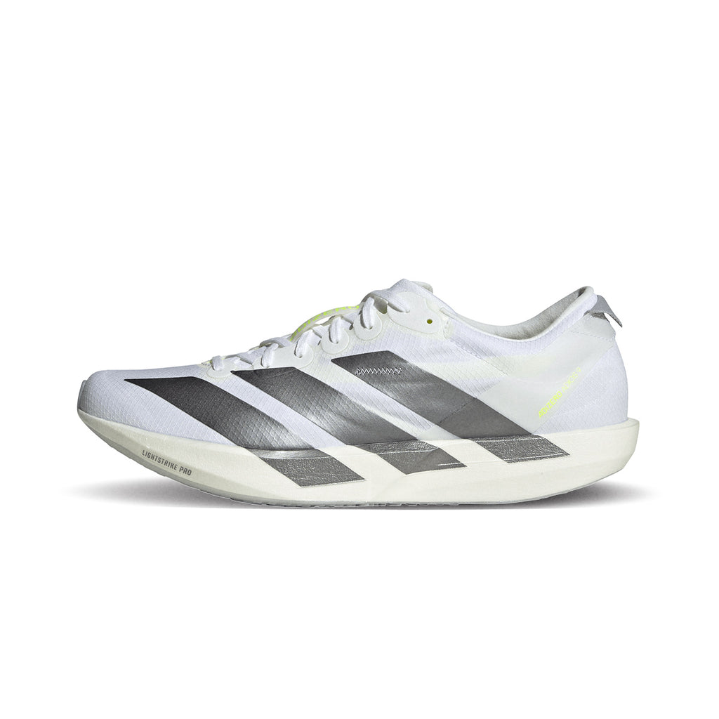 ADIDAS MEN ADIZERO ADIOS 9 - FTWWHT/IRONMT/SYELLO