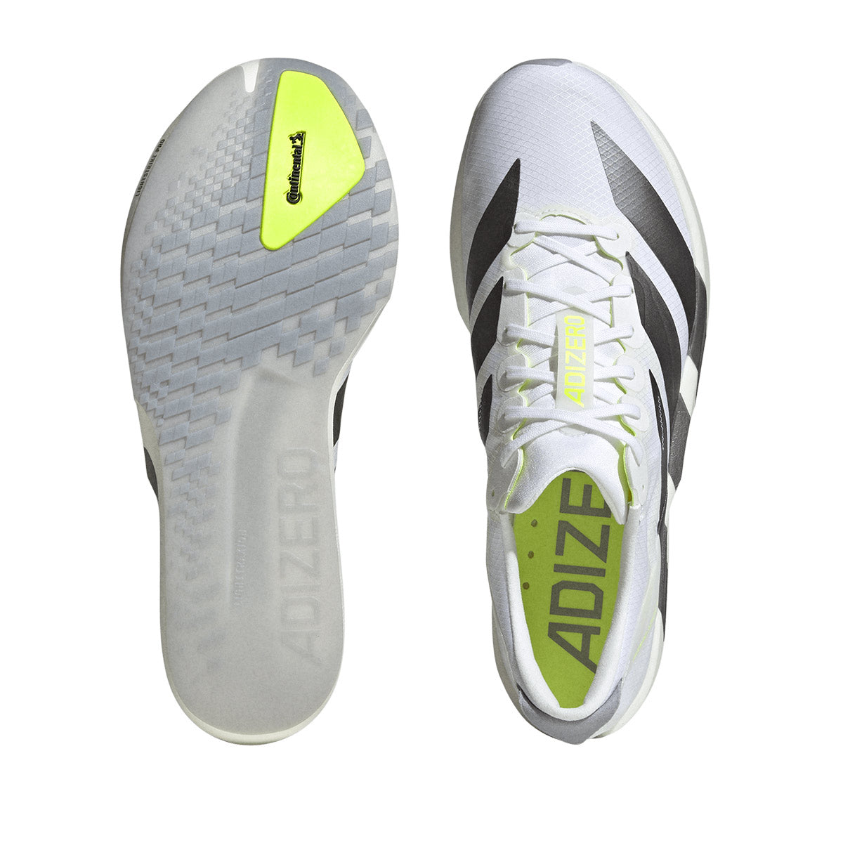 ADIDAS MEN ADIZERO ADIOS 9 - FTWWHT/IRONMT/SYELLO