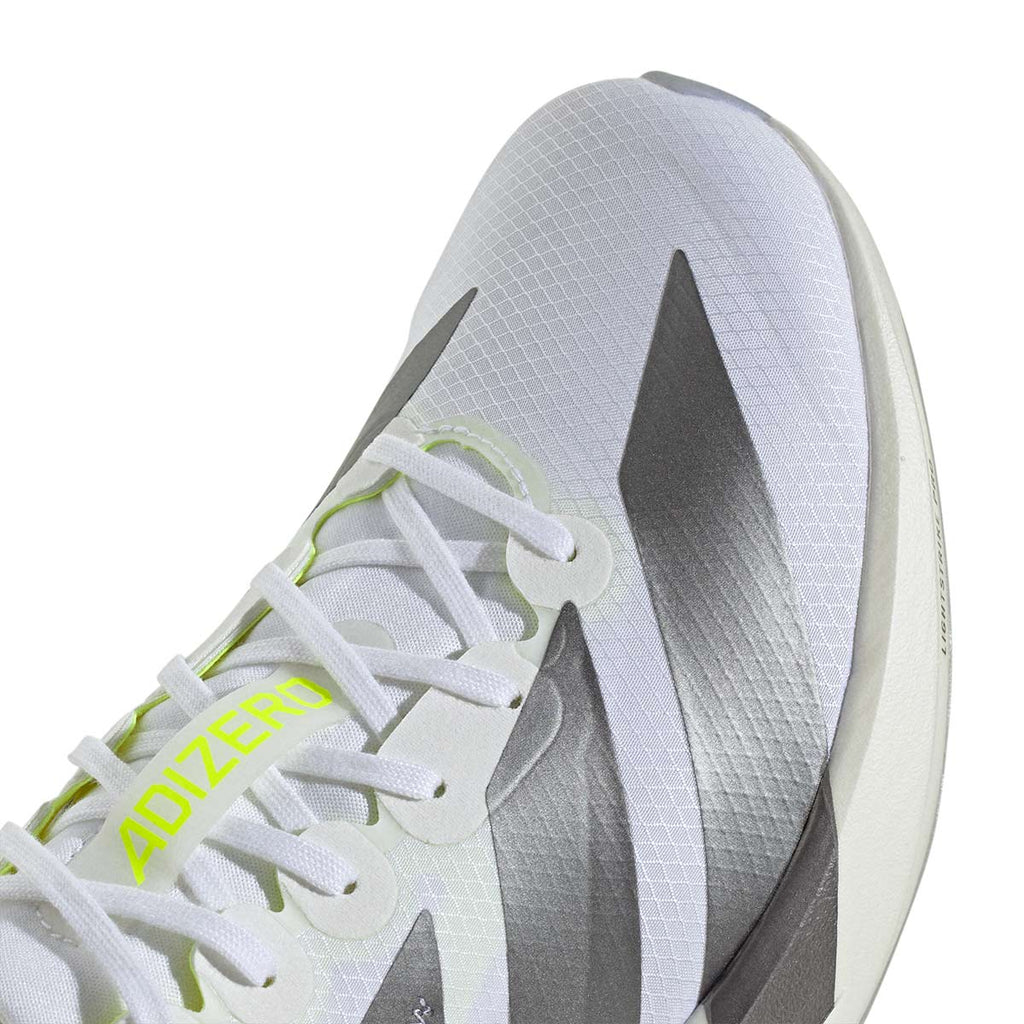 ADIDAS MEN ADIZERO ADIOS 9 - FTWWHT/IRONMT/SYELLO