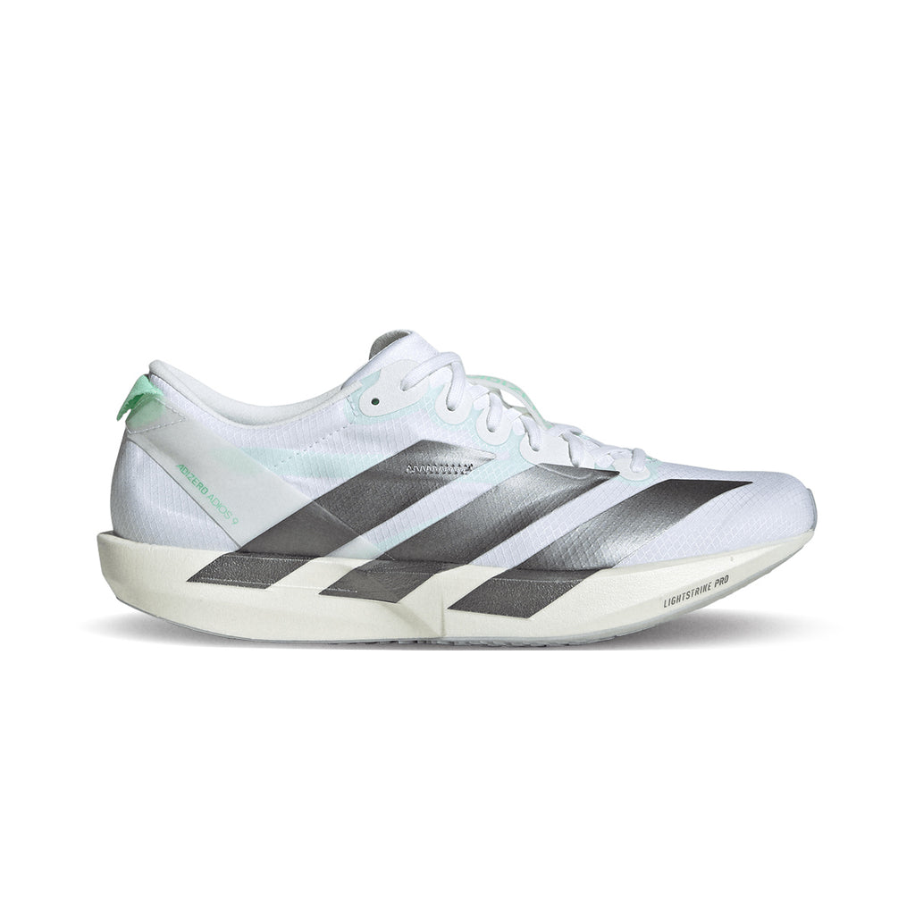 ADIDAS WOMEN ADIZERO ADIOS 9 - FTWWHT/IRONMT/PULMIN