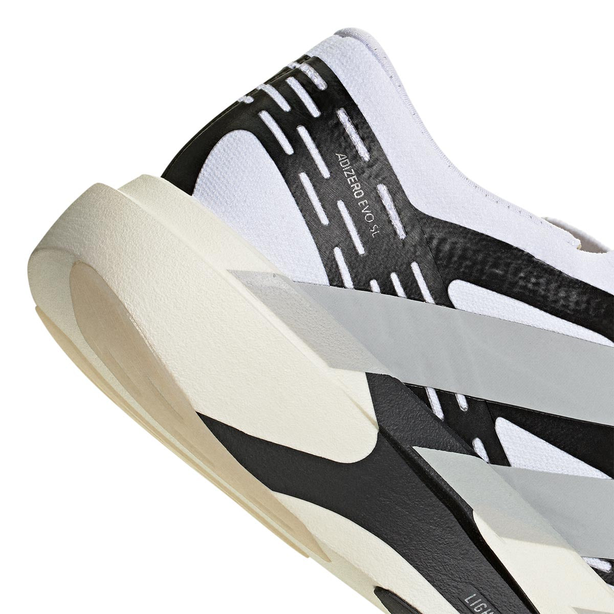 ADIDAS MEN ADIZERO EVO SL LACELESS - FTWWHT/GRETWO/CBLACK