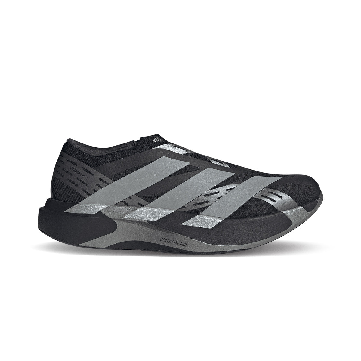 ADIDAS MEN ADIZERO EVO SL LACELESS - CBLACK/SILVMT/NGTMET