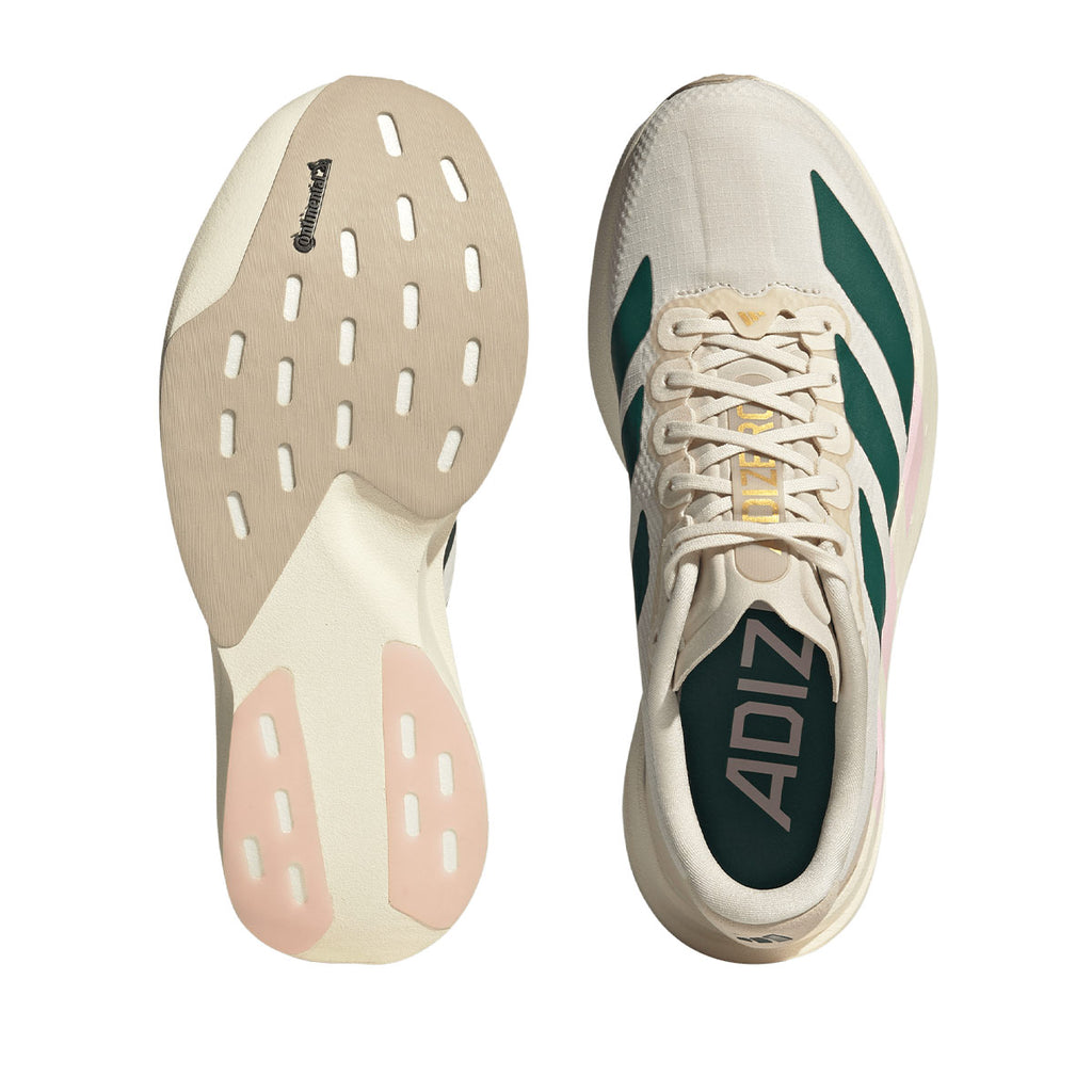 ADIDAS WOMEN ADIZERO EVO SL WOVEN - WONWHI/CGREEN/CLPINK