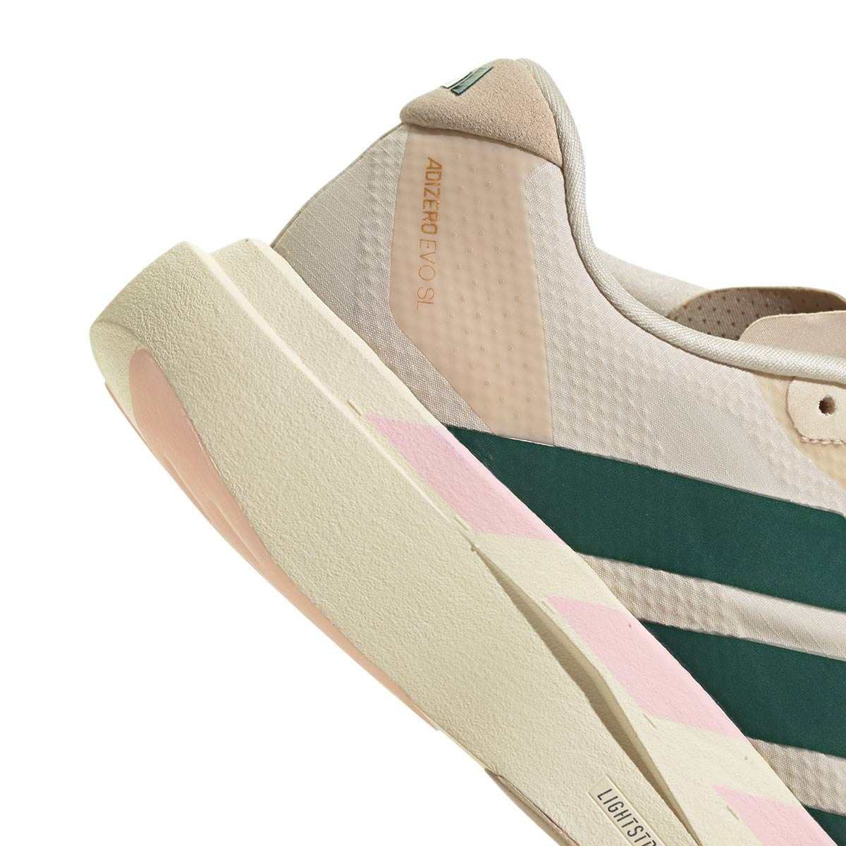 ADIDAS WOMEN ADIZERO EVO SL WOVEN - WONWHI/CGREEN/CLPINK