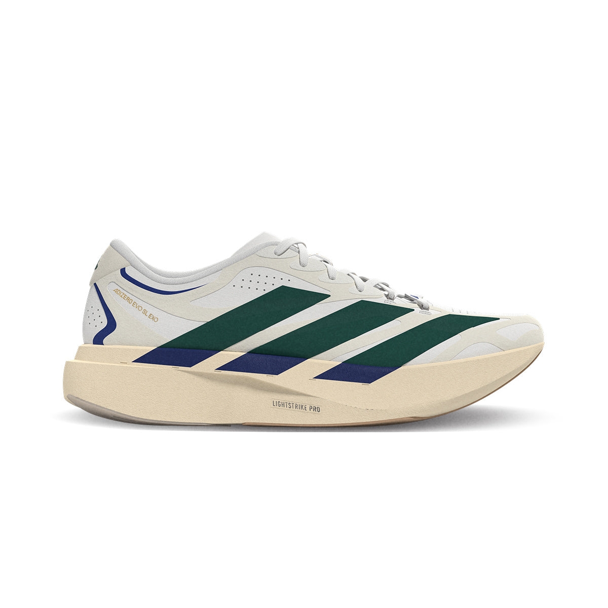 ADIDAS MEN ADIZERO EVO SL EXO SUEDE - CWHITE/CGREEN/CREWHT