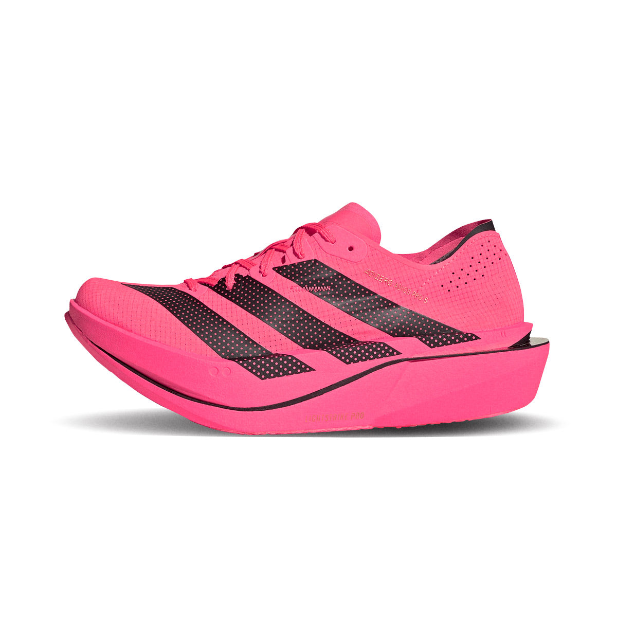 ADIDAS WOMEN ADIZERO ADIOS PRO 5 - SOLTUR/CBLACK/LUCRED