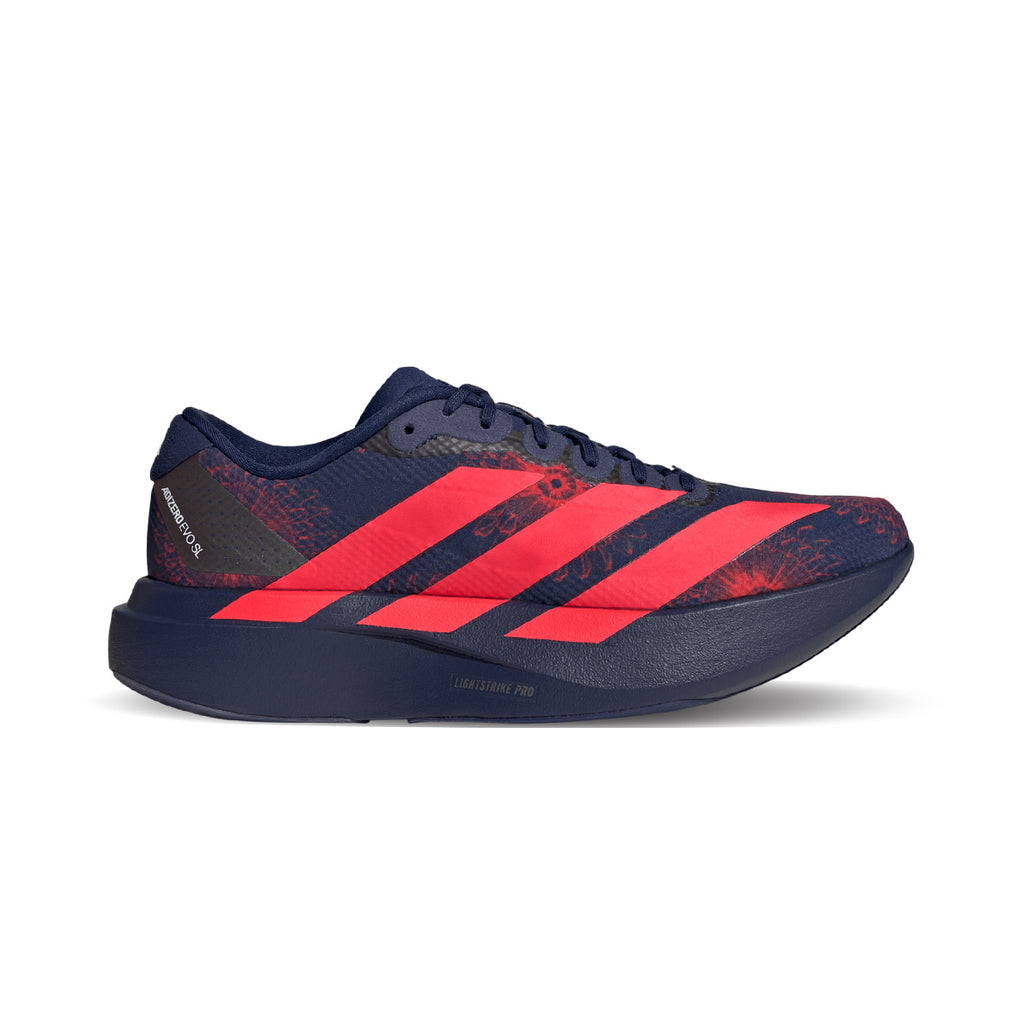ADIDAS W ADIZERO EVO SL WOVEN - DKBLUE/LUCRED/MUTPRP