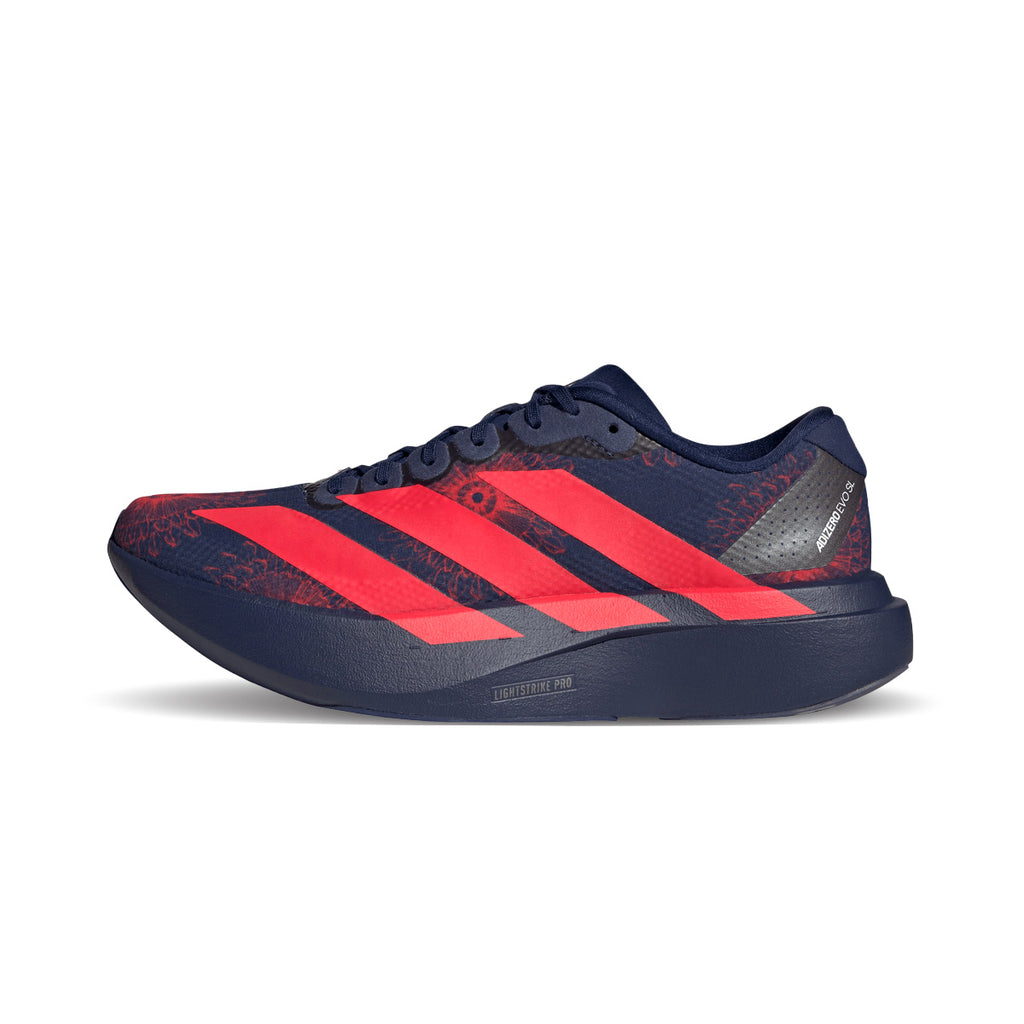 ADIDAS W ADIZERO EVO SL WOVEN - DKBLUE/LUCRED/MUTPRP