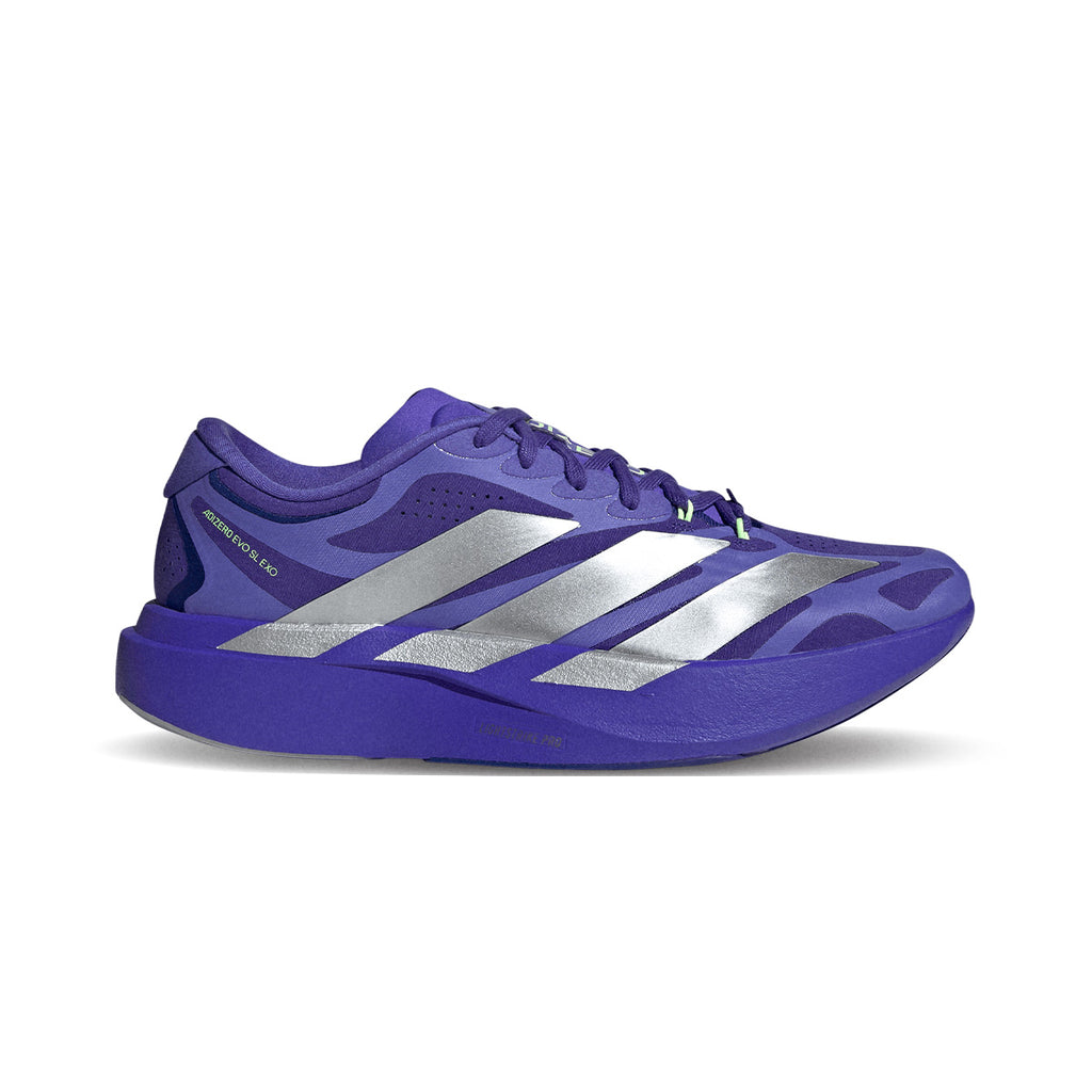 ADIDAS MEN ADIZERO EVO SL EXO - SOLPUR/SILVMT/PURPUR