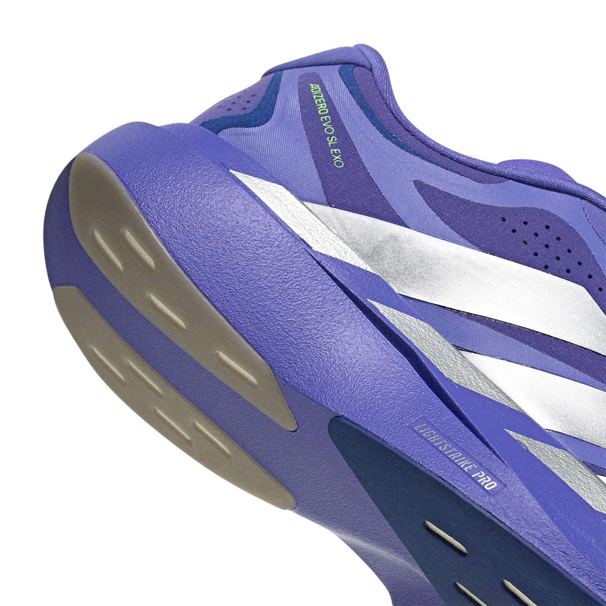 ADIDAS MEN ADIZERO EVO SL EXO - SOLPUR/SILVMT/PURPUR