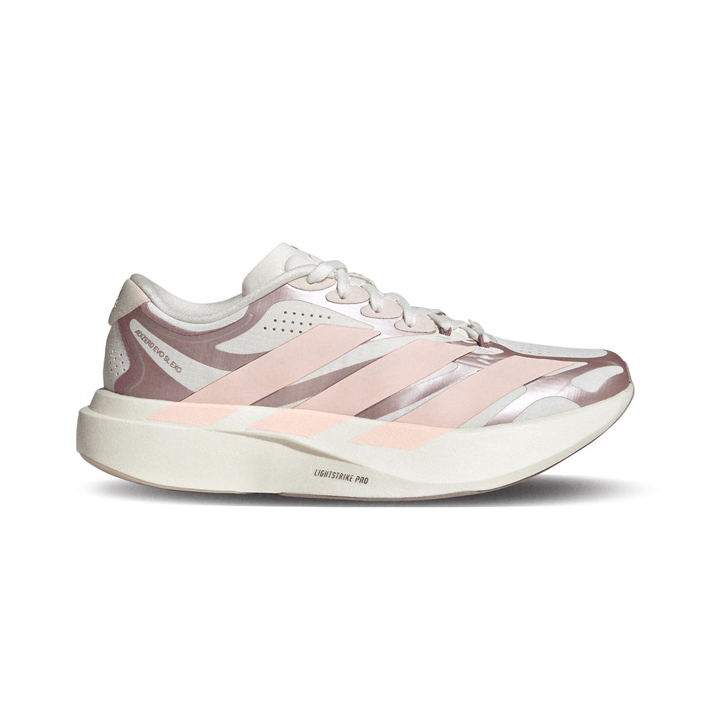 ADIDAS WOMEN ADIZERO EVO SL EXO - CLOWHI/BLUPNK/VAGRME