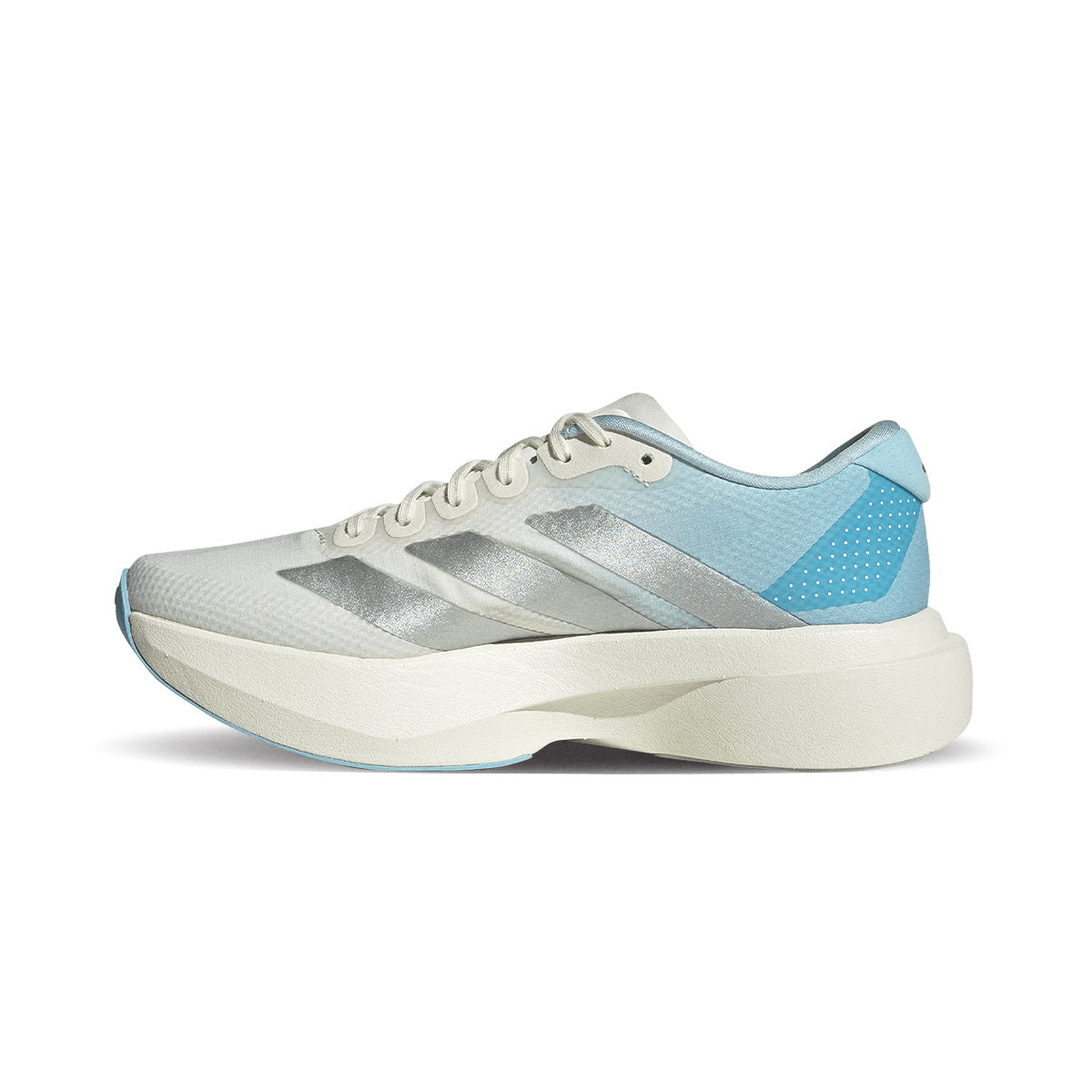 ADIDAS WOMEN ADIZERO EVO SL WOVEN - OWHITE/SILVMT/ICEBLU