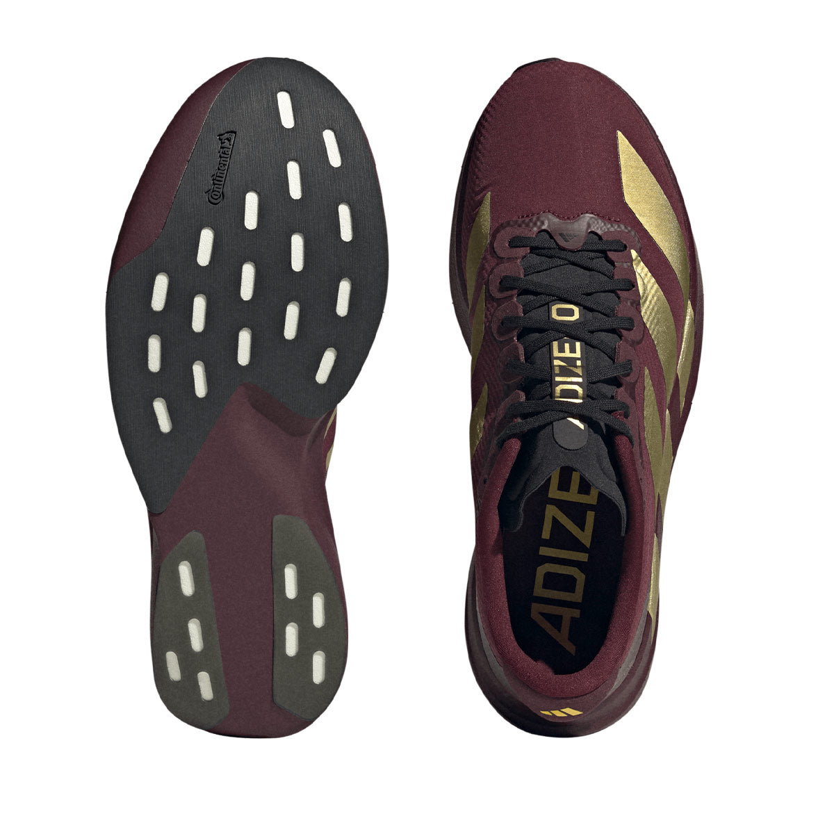 ADIDAS M ADIZERO EVO SL WOVEN - MAROON/GOLDMT/CBLACK