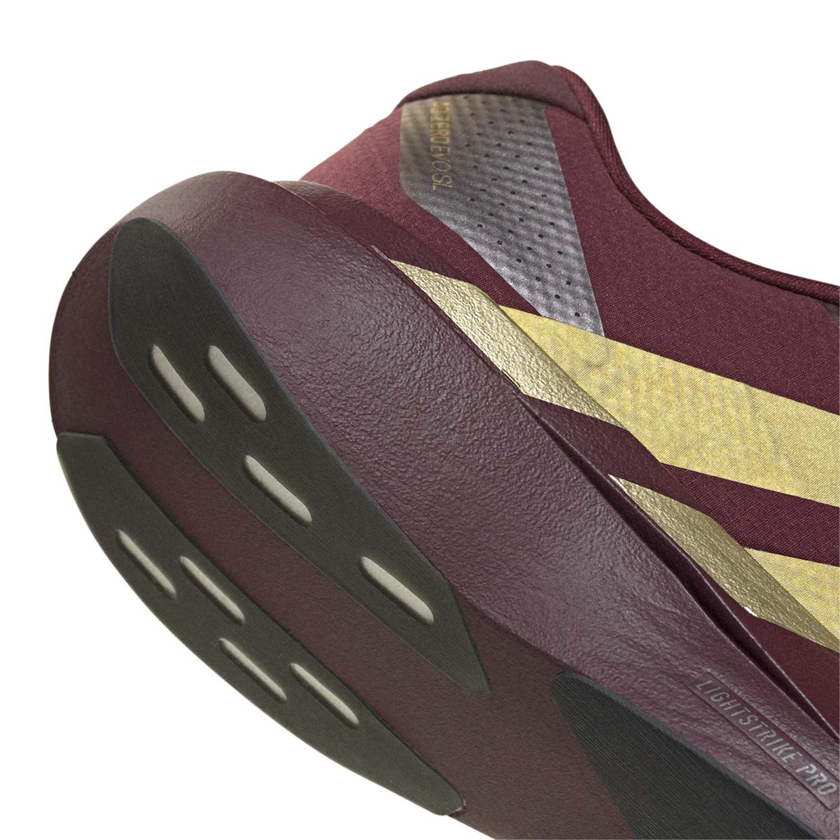 ADIDAS M ADIZERO EVO SL WOVEN - MAROON/GOLDMT/CBLACK