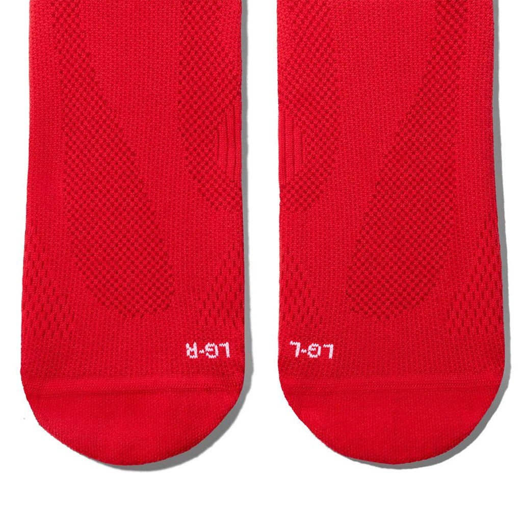 NIKE SOUTH KOREA 2026 HOME SOCKS - GLOBAL RED/CLUB GOLD/WHITE