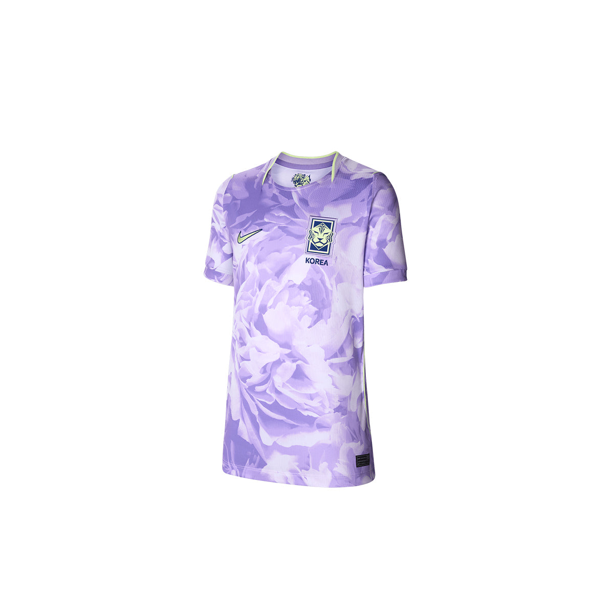 NIKE SOUTH KOREA 2026 AWAY KIDS JERSEY - SPACE PURPLE/LT LIQUID LIME