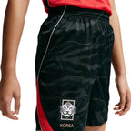 NIKE SOUTH KOREA 2026 HOME KIDS SHORTS - BLACK/GLOBAL RED/WHITE/CLUB GOLD
