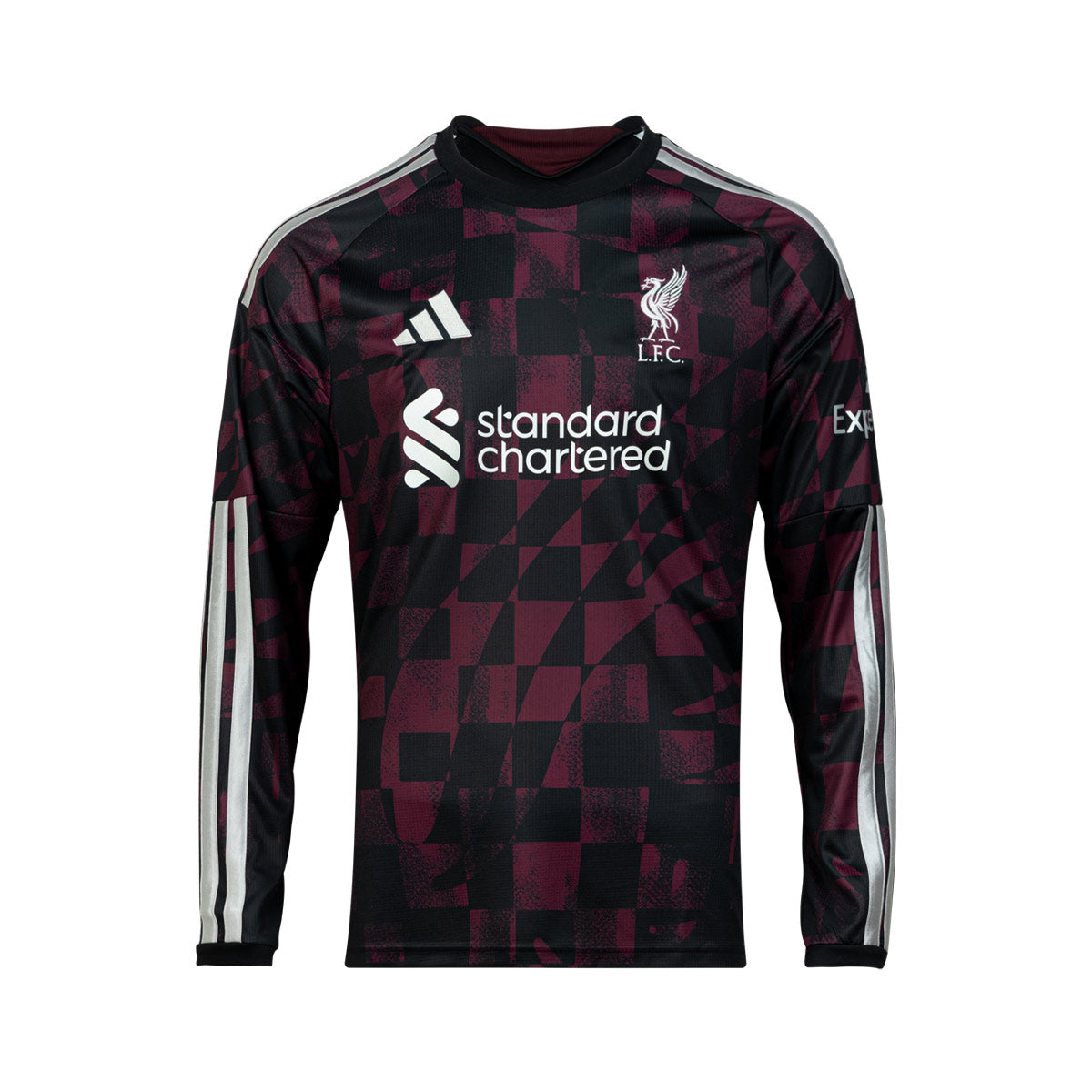 ADIDAS LIVERPOOL 2026/2027 THIRD REPLICA LONG SLEEVE JERSEY - BLACK