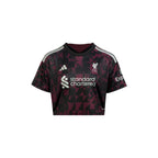 ADIDAS LIVERPOOL 2026/2027 THIRD WOMEN CROP JERSEY - BLACK