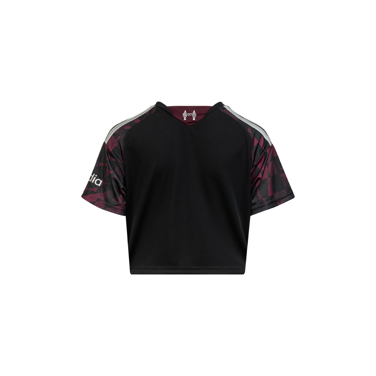 ADIDAS LIVERPOOL 2026/2027 THIRD WOMEN CROP JERSEY - BLACK