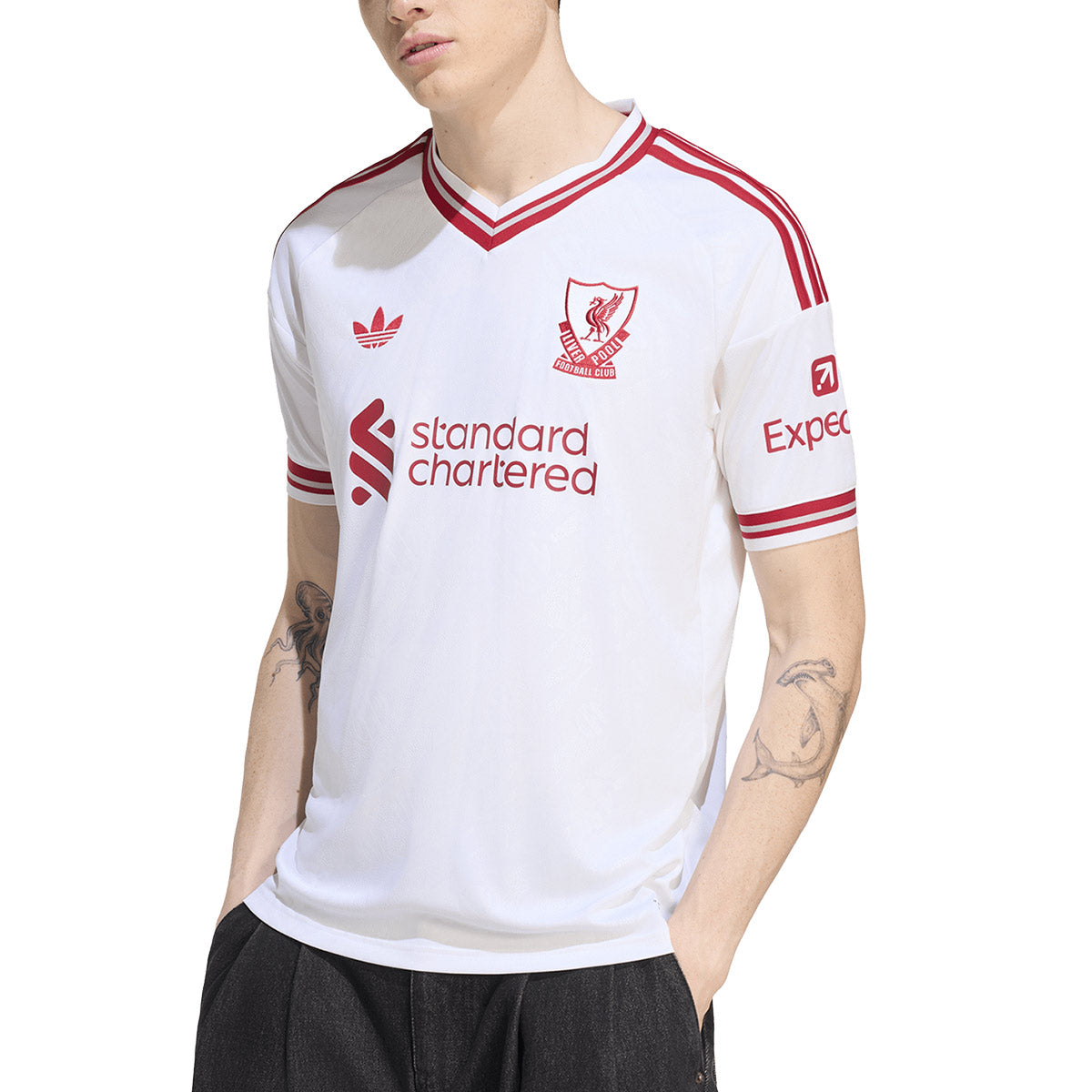 ADIDAS LIVERPOOL 2026/2027 AWAY REPLICA JERSEY - WHITE