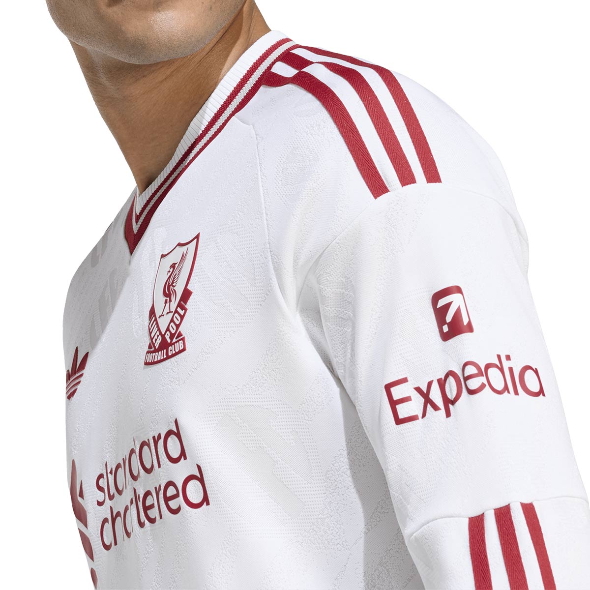 ADIDAS LIVERPOOL 2026/2027 AWAY PLAYER LONG SLEEVE JERSEY - WHITE