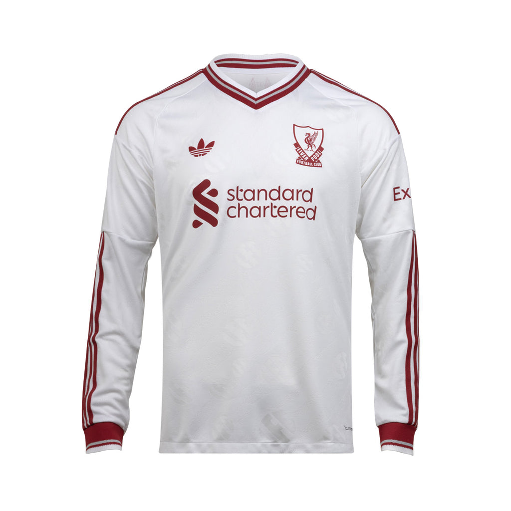 ADIDAS LIVERPOOL 2026/2027 AWAY PLAYER LONG SLEEVE JERSEY - WHITE