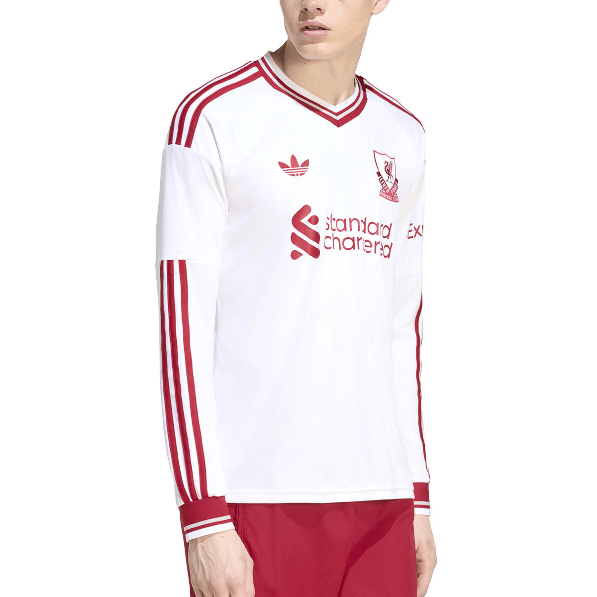 ADIDAS LIVERPOOL 2026/2027 AWAY REPLICA LONG SLEEVE JERSEY - WHITE