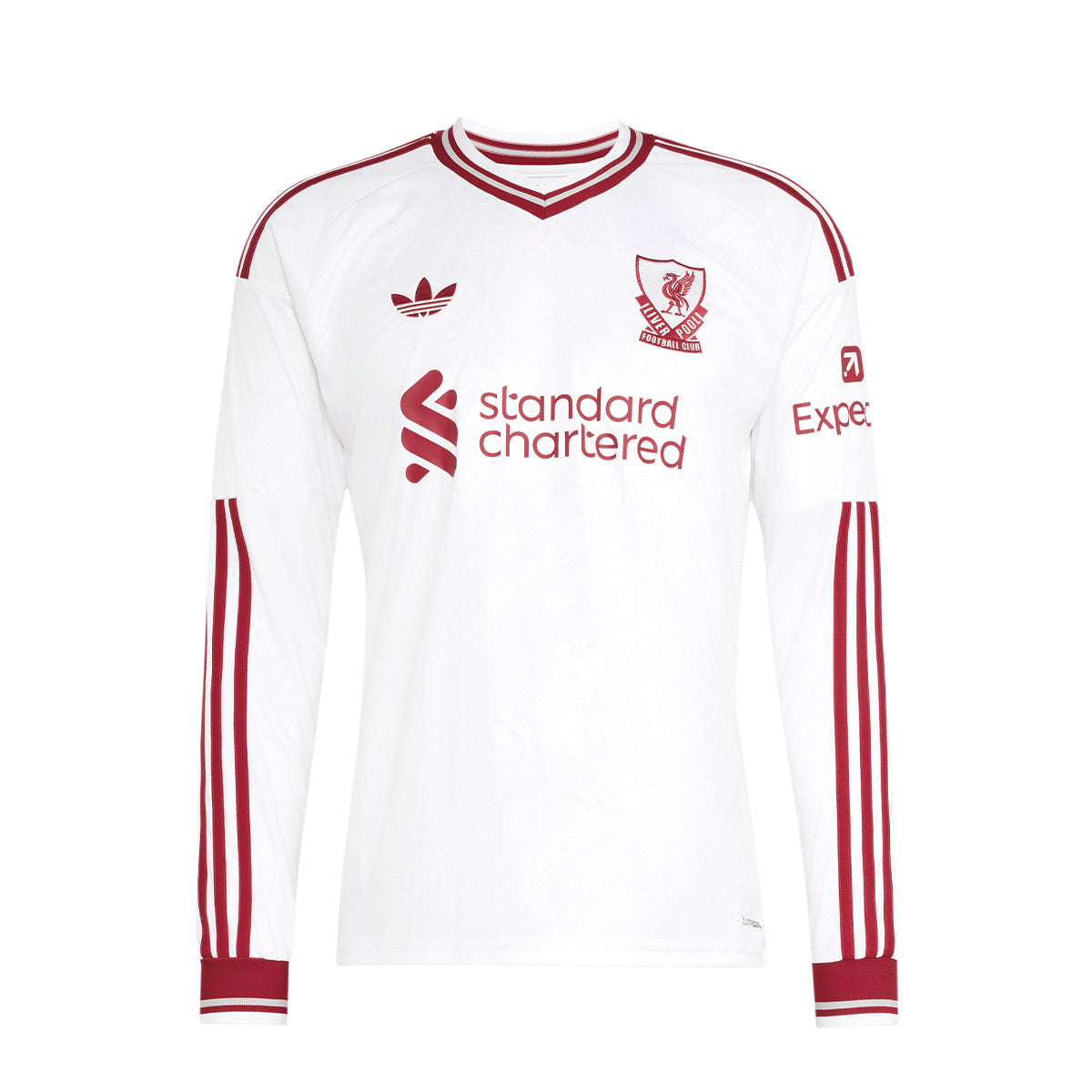 ADIDAS LIVERPOOL 2026/2027 AWAY REPLICA LONG SLEEVE JERSEY - WHITE