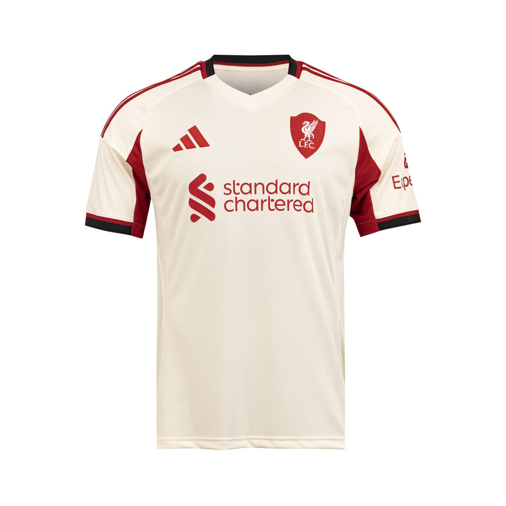 ADIDAS LIVERPOOL 2025/2026 AWAY REPLICA JERSEY - WONDER WHITE
