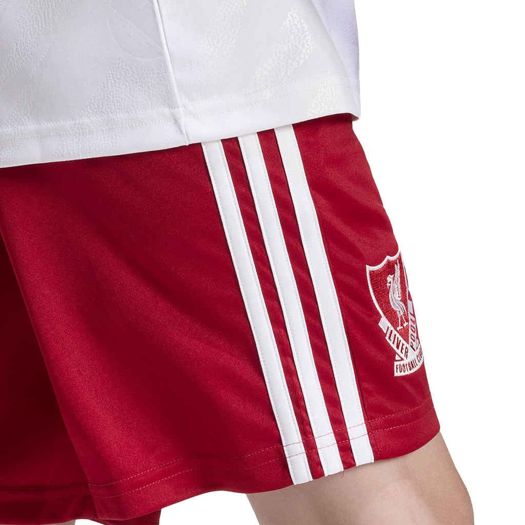 ADIDAS LIVERPOOL 2026/2027 AWAY KIDS SHORTS - STRAWBERRY RED