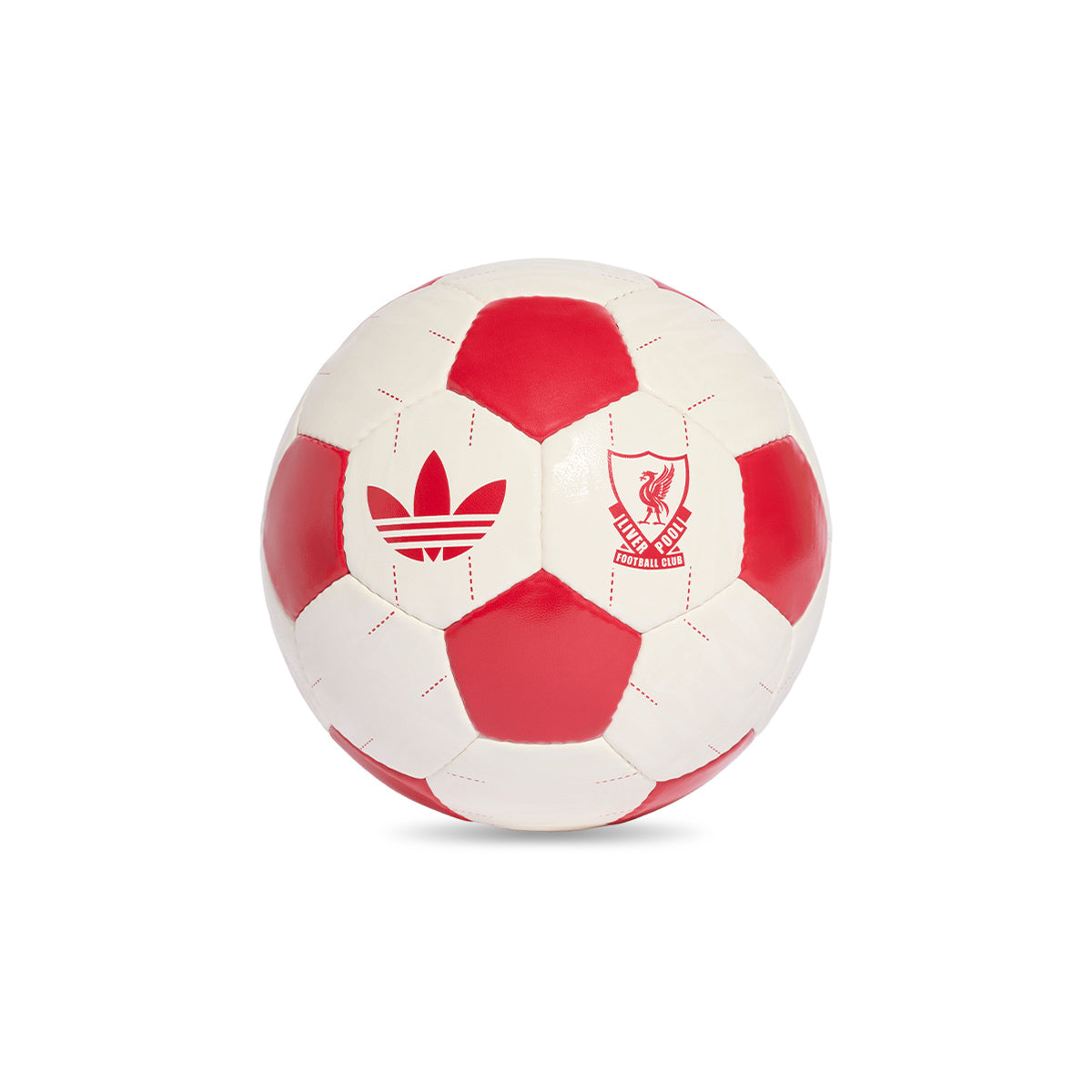 ADIDAS LIVERPOOL 2026/2027 AWAY CLUB BALL - WHITE/STRAWBERRY RED