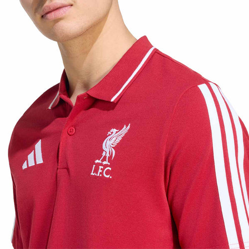 ADIDAS LIVERPOOL DNA POLO - ACTIVE MAROON