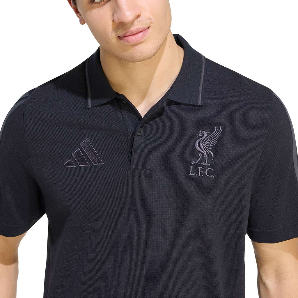 ADIDAS LIVERPOOL DNA POLO - BLACK