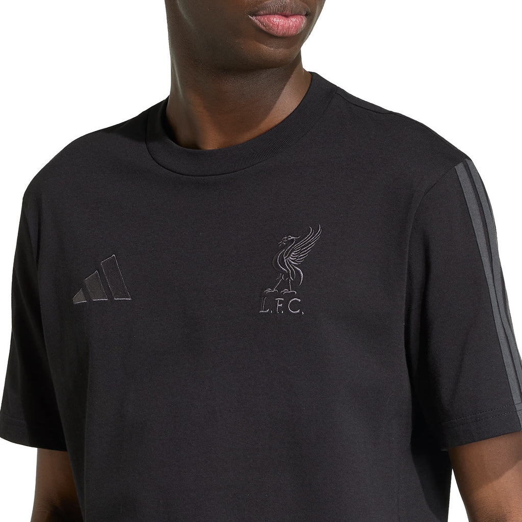 ADIDAS LIVERPOOL DNA TEE - BLACK