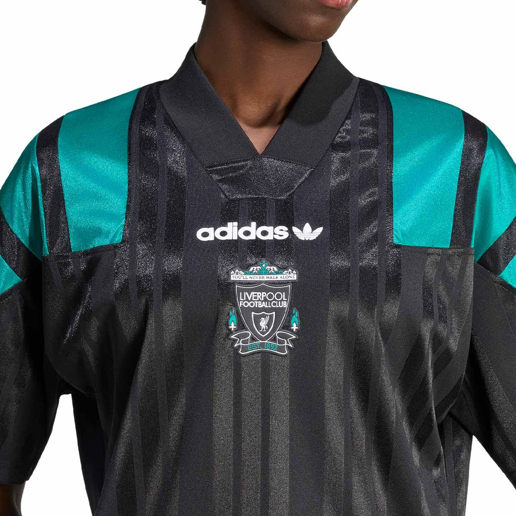 ADIDAS LIVERPOOL EQT JERSEY - BLACK/EQUIPMENT GREEN