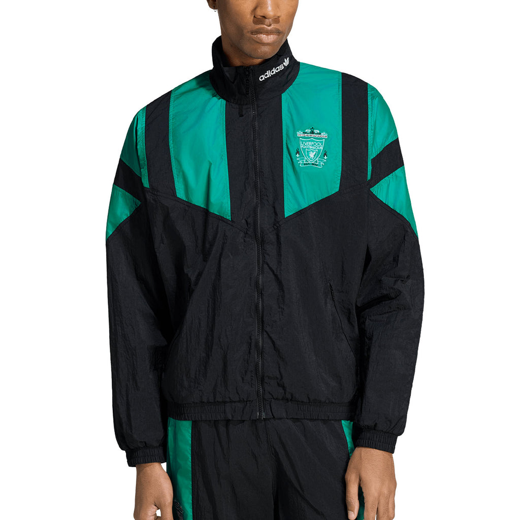 ADIDAS LIVERPOOL EQT TRACK TOP - BLACK/EQUIPMENT GREEN