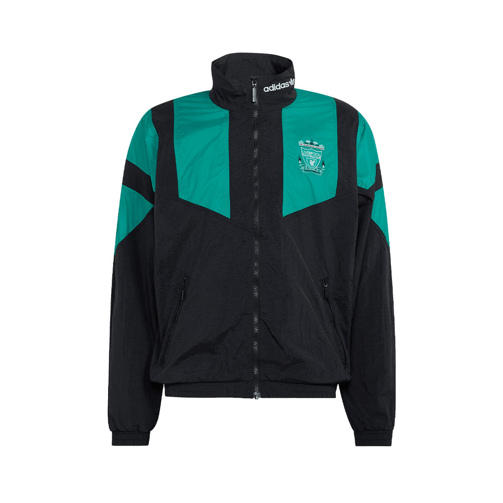 ADIDAS LIVERPOOL EQT TRACK TOP - BLACK/EQUIPMENT GREEN