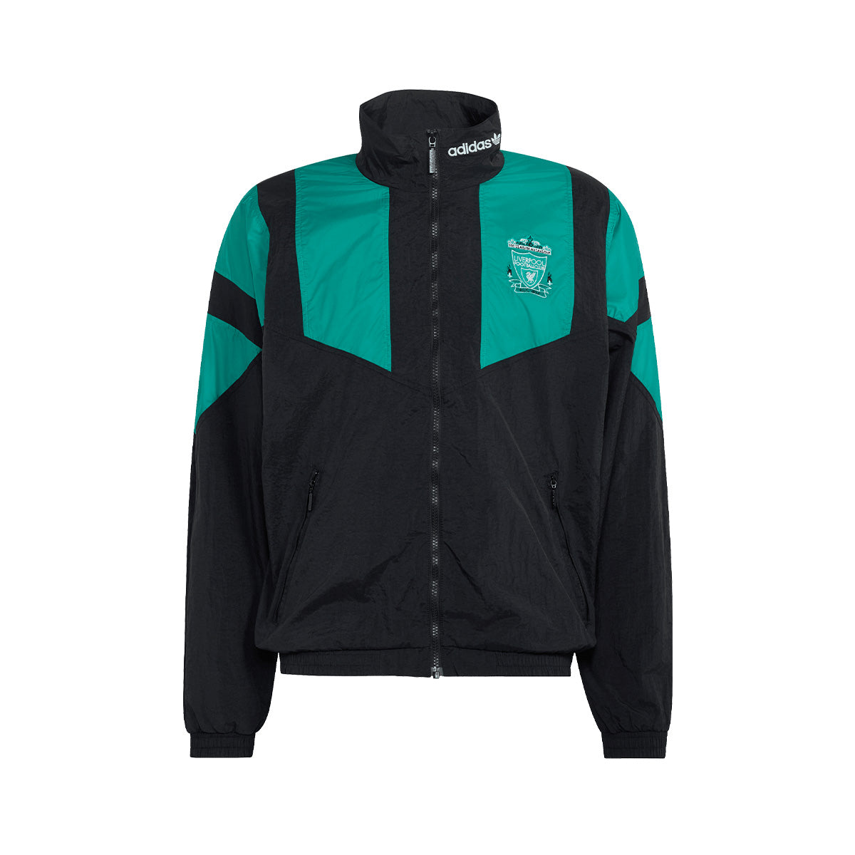 ADIDAS LIVERPOOL EQT TRACK TOP - BLACK/EQUIPMENT GREEN