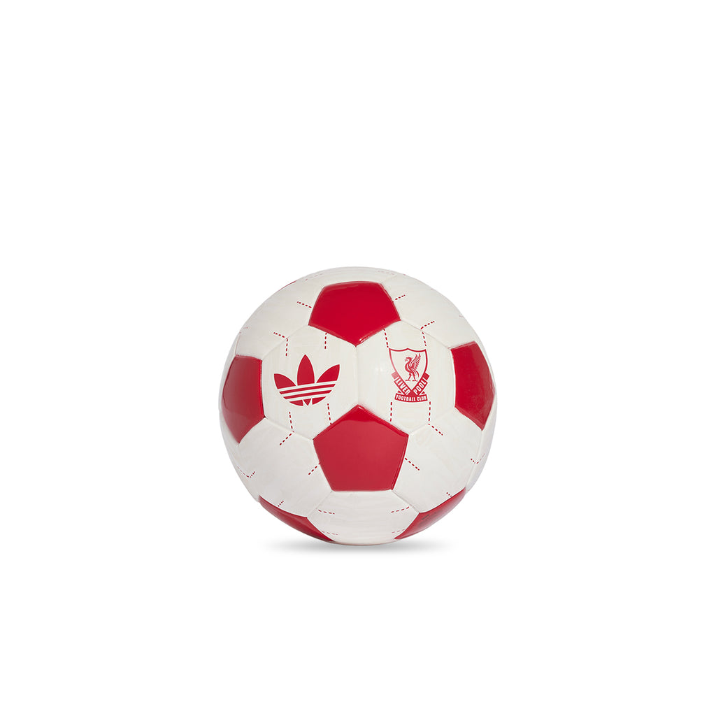ADIDAS LIVERPOOL 2026/2027 AWAY MINI BALL - WHITE/STRAWBERRY RED