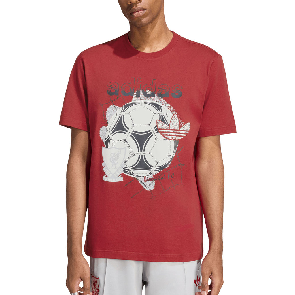 ADIDAS LIVERPOOL OG GRAPHIC TEE - STRAWBERRY RED