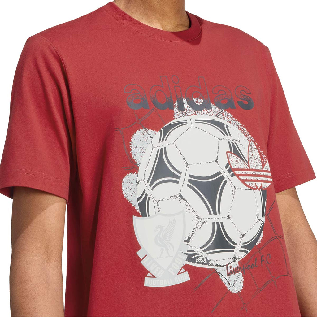 ADIDAS LIVERPOOL OG GRAPHIC TEE - STRAWBERRY RED