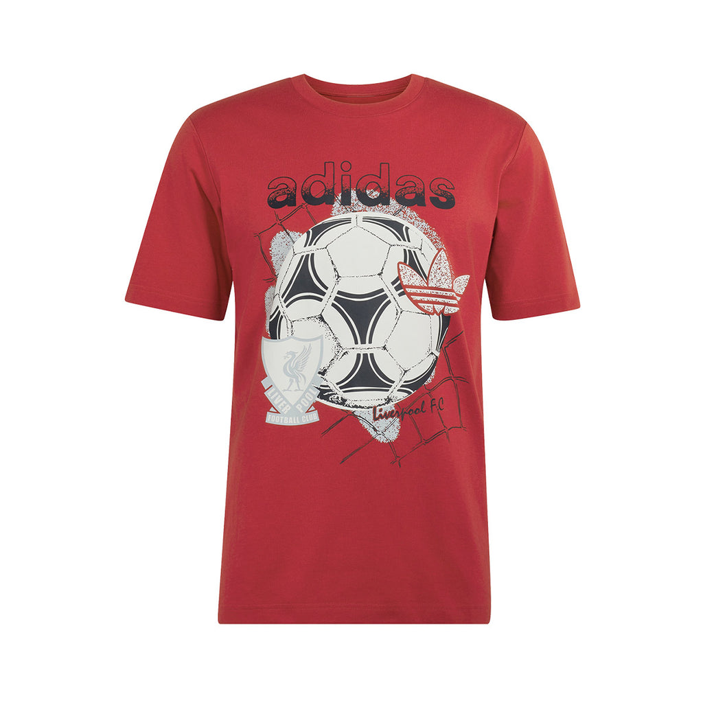 ADIDAS LIVERPOOL OG GRAPHIC TEE - STRAWBERRY RED
