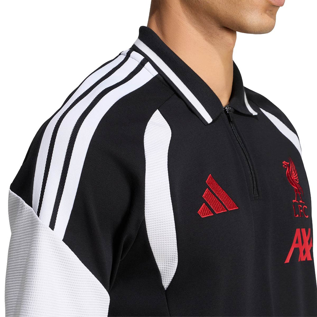 ADIDAS LIVERPOOL 2026/2027 TIRO POLO SHIRT - BLACK